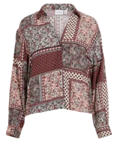 Viemana sira v-neck ls shirt