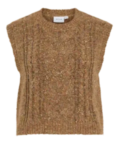 Vijunisa o-neck s/l knit vest