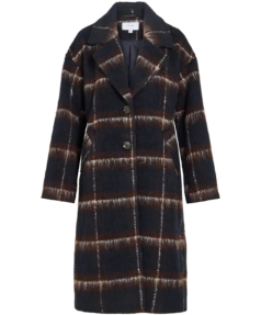 Vimelon l/s check coat