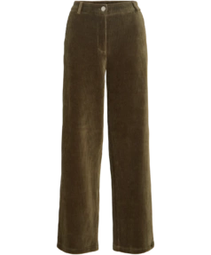 Vikita rw wide corduroy pants-noos VERDE