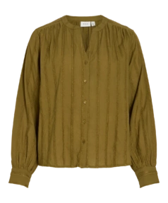 Vimorinda o-neck l/s shirt KAKI