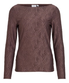Vimorla boatneck l/s top GRANATE