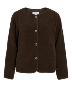 Viada teddy jacket MARRON