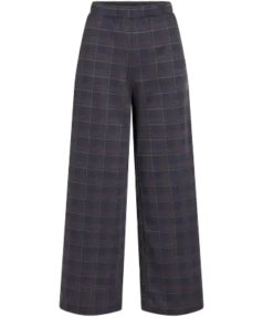 Vijaquard check hw 7/8 wide pants/ls